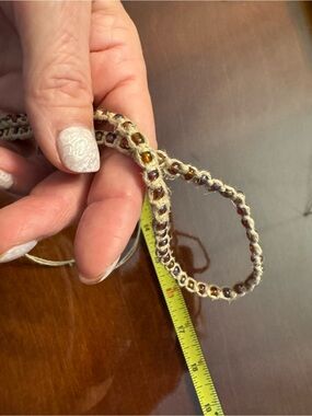 Panama jack hemp necklace Cream & Natural